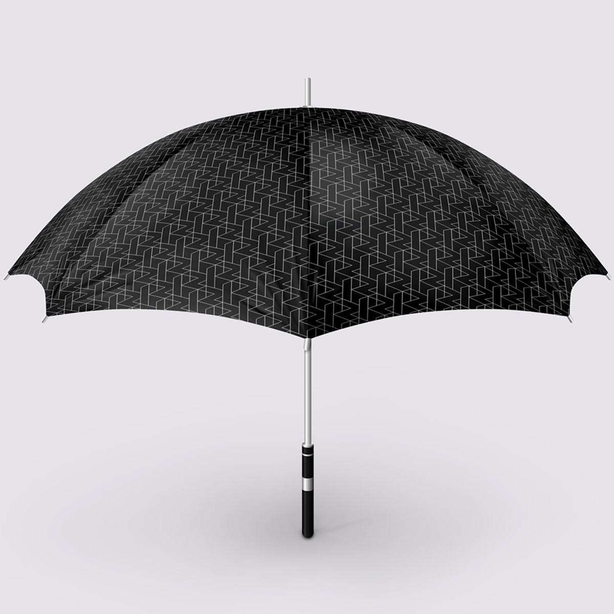 Revere. Pattern umbrella mock-up. Brand identity design by Superfried. Manchester.