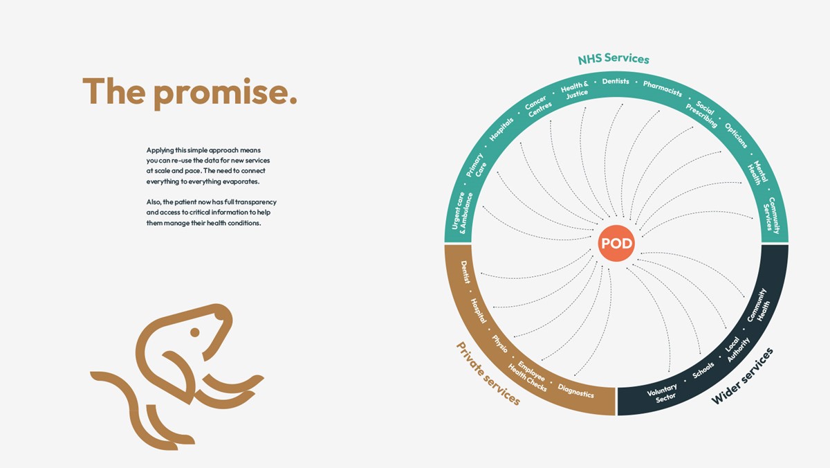 Solidify Health. The Promise - infographic by design studio Superfried. Manchester.