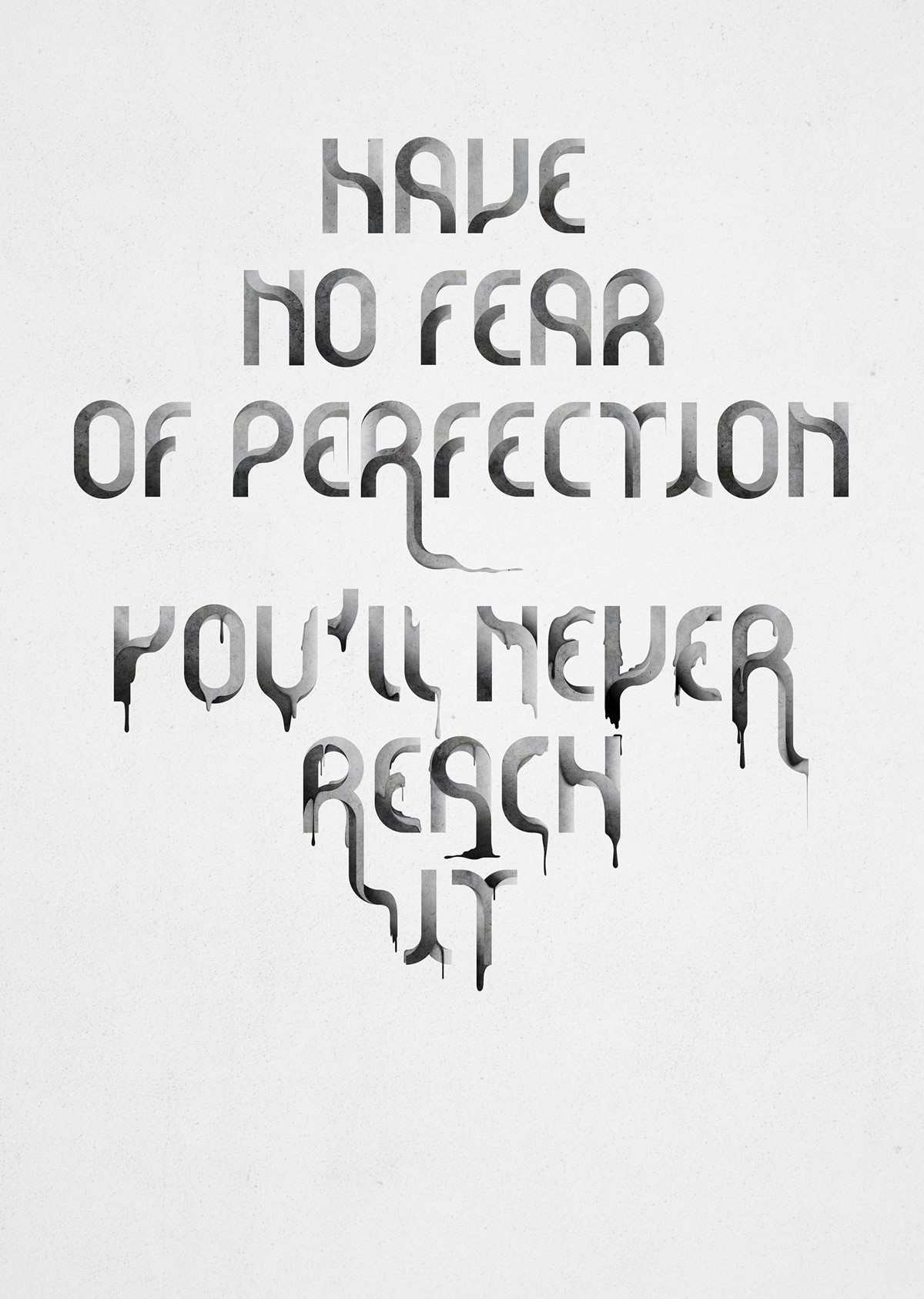 AIGA Quoted. Salvador Dali. Typography by Superfried design studio.