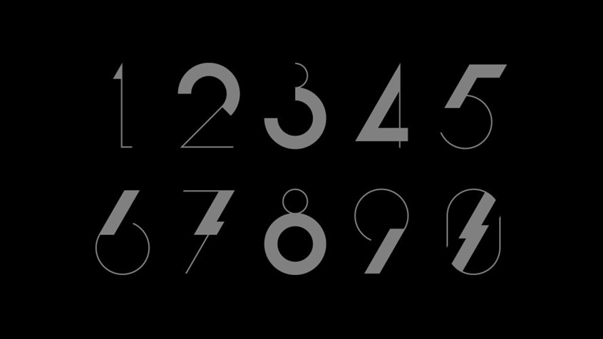 Numero Deco – Revisited. Type design experiment by Superfried.