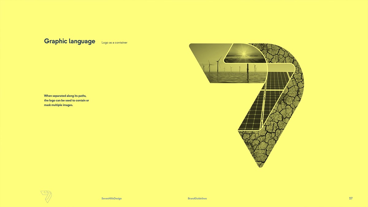 Seven Hills Design. Graphic language by design studio Superfried. Manchester.