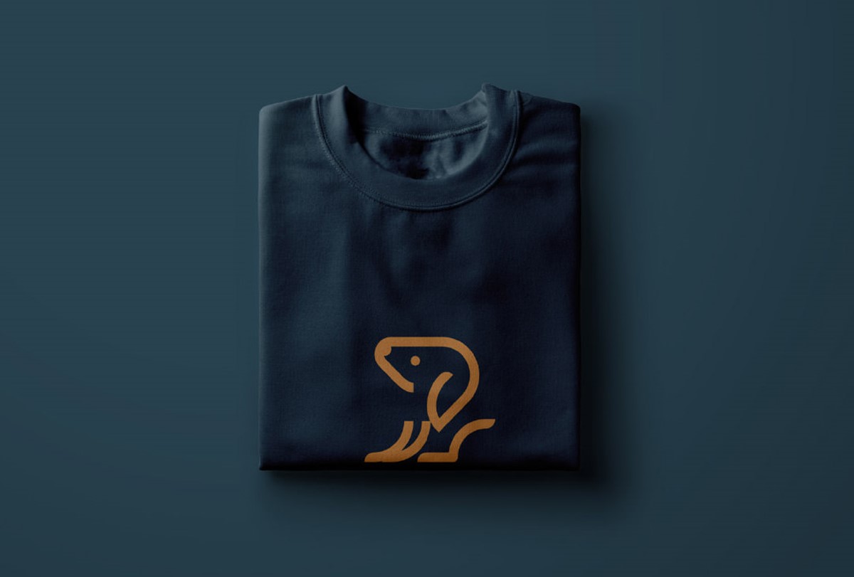 Solidify Health. Blue brand t-shirt mock-up by design studio Superfried. Manchester.