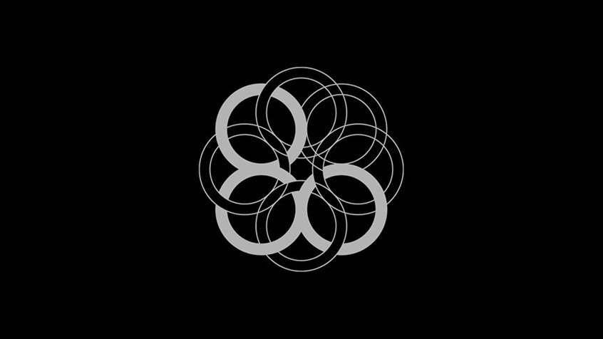 1980 Recordings. Interlocked rings logo thumbnail. Brand identity design by Superfried.