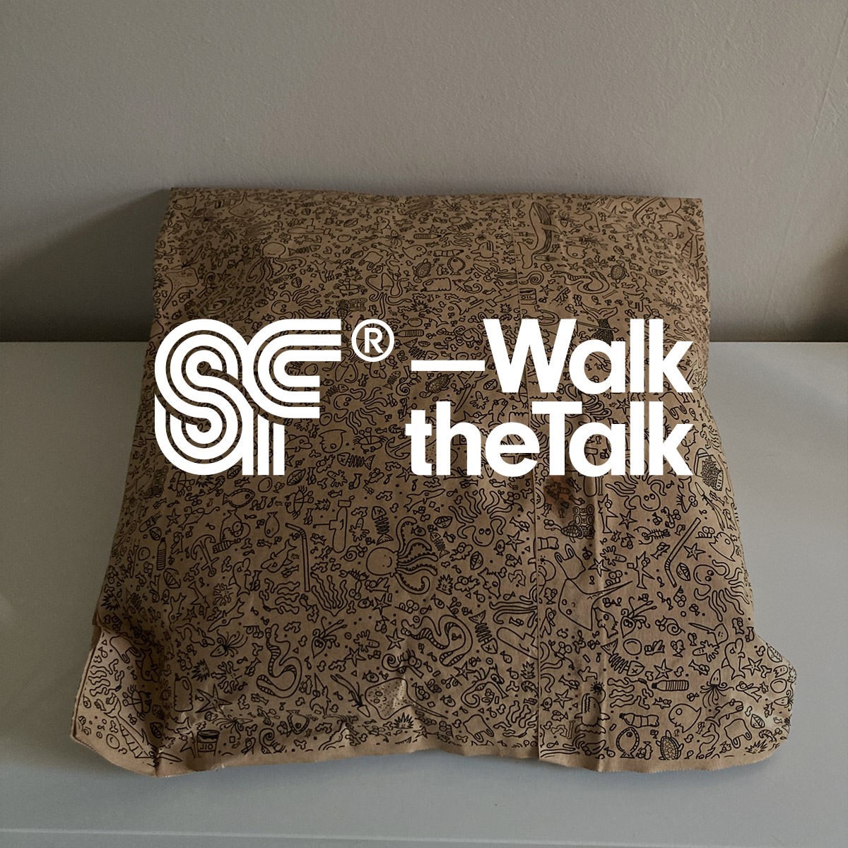 Superfried – Walk the Talk logo. Buying eco products from Rapanui. Considering purchases to reduce my environmental impact.