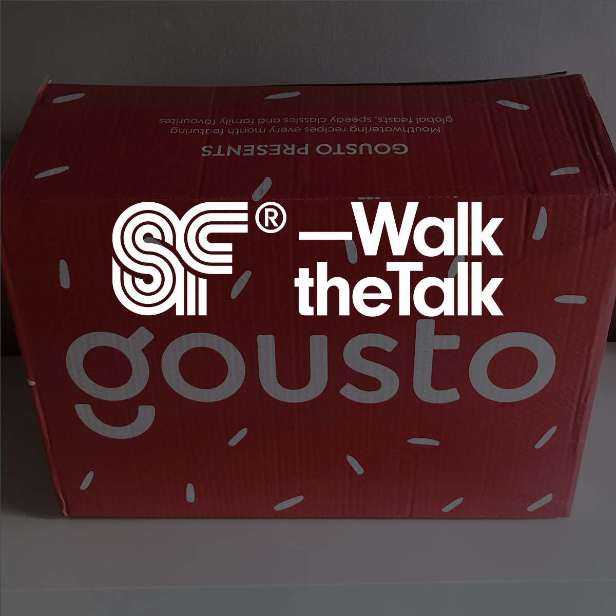 Superfried – Walk the Talk Logo. Testing eco credentials of Gousto recipe boxes. Continuing my path towards eco living. 
