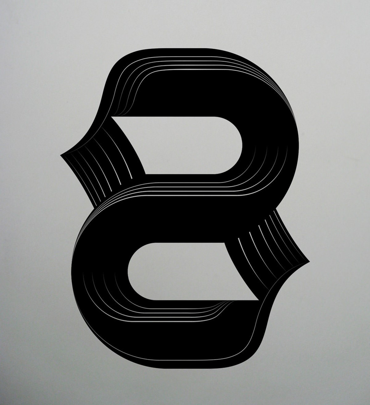 AIGA. Type Tuesday. BLT LTR Series. Typographic experiment: number 8. Design by Superfried.
