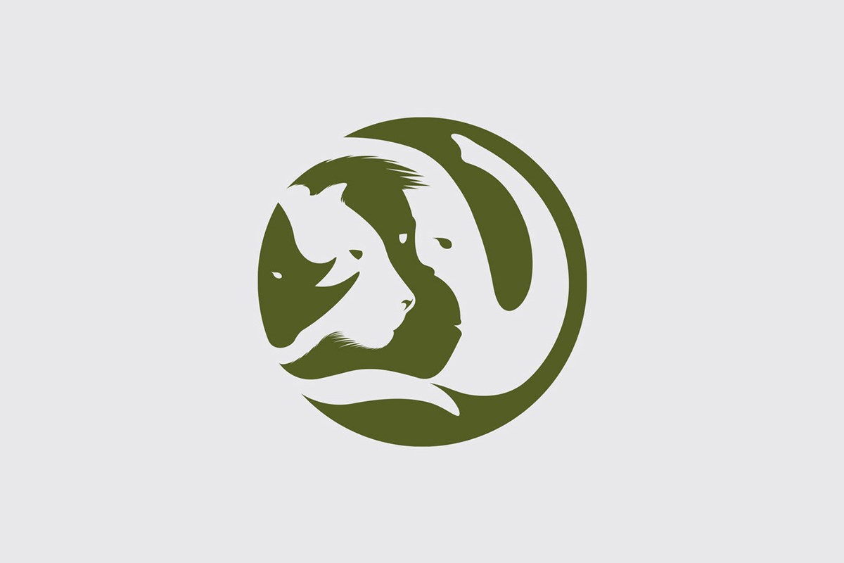 Leuser Ecosystem Action Fund [LEAF] logo in green. Client: DiCaprio foundation + Sumatran Orangutan Society [SOS].