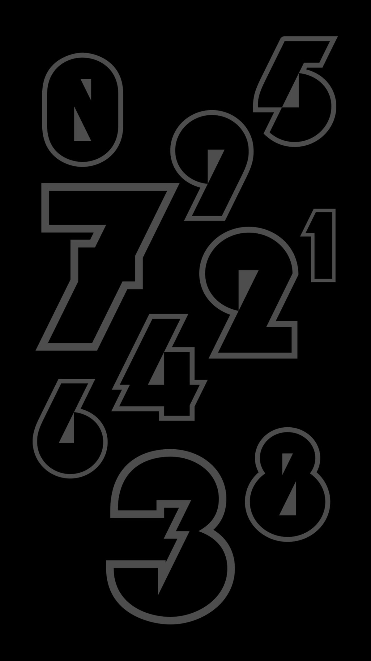 Northern Group. Bespoke numerals. Brand development design by Superfried.