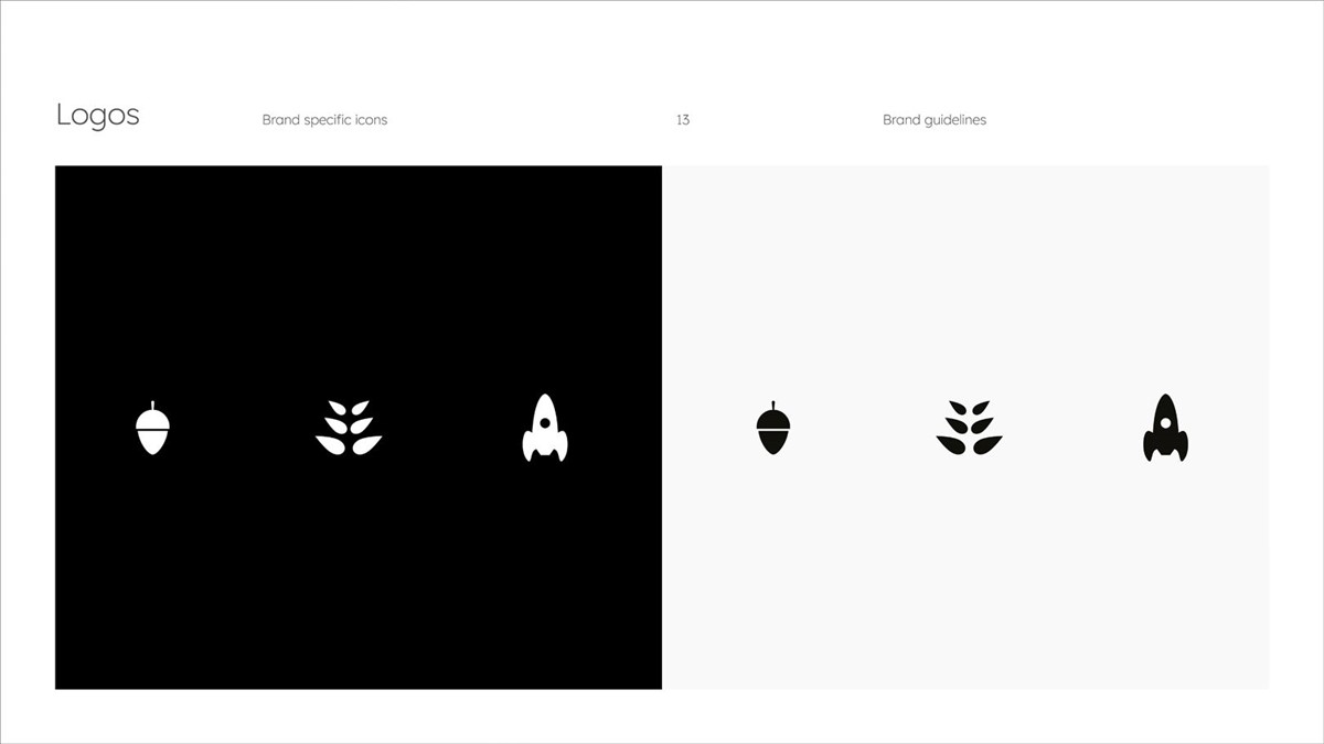 Transforming PLC. Brand icons by design studio Superfried
