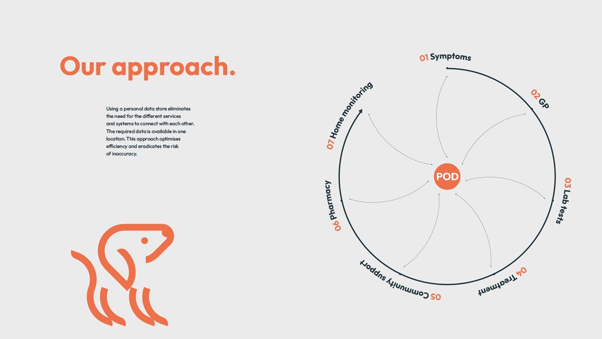 Solidify Health. Our Approach - infographic by design studio Superfried. Manchester.