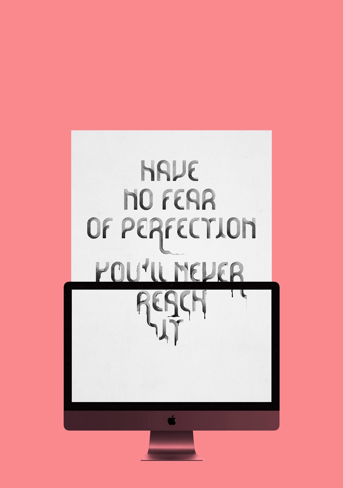 AIGA Quoted. Melting Dali quotation by Superfried design studio.