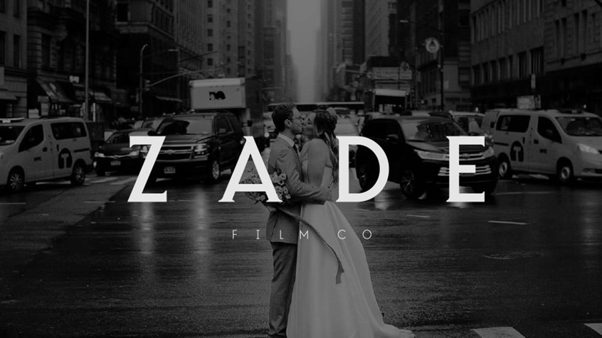 Zade Film Co. Brand strategy by design studio Superfried. Manchester.