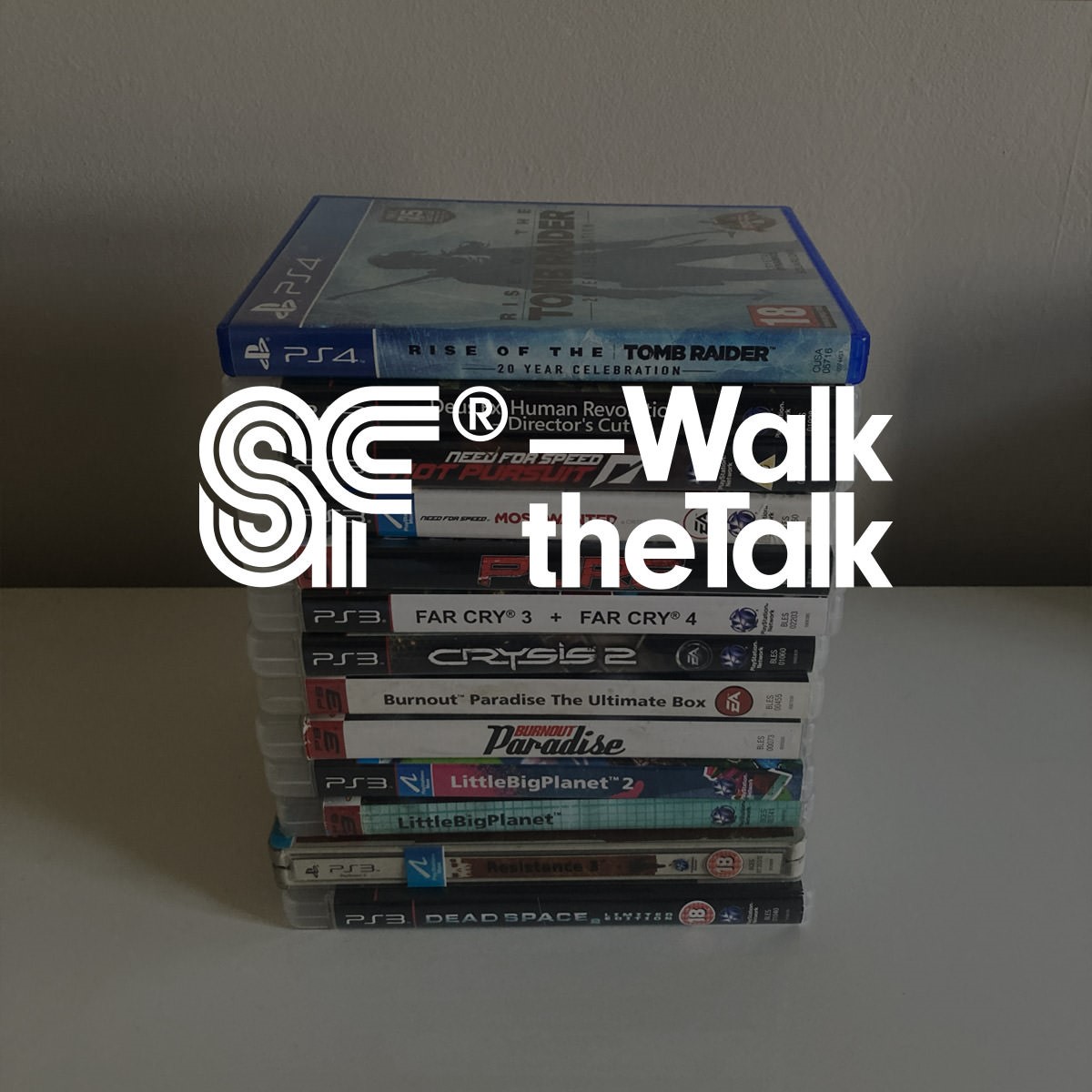 Superfried – Walk the Talk logo. Buying secondhand console games from Music Magpie. Considering purchases to reduce my environmental impact.