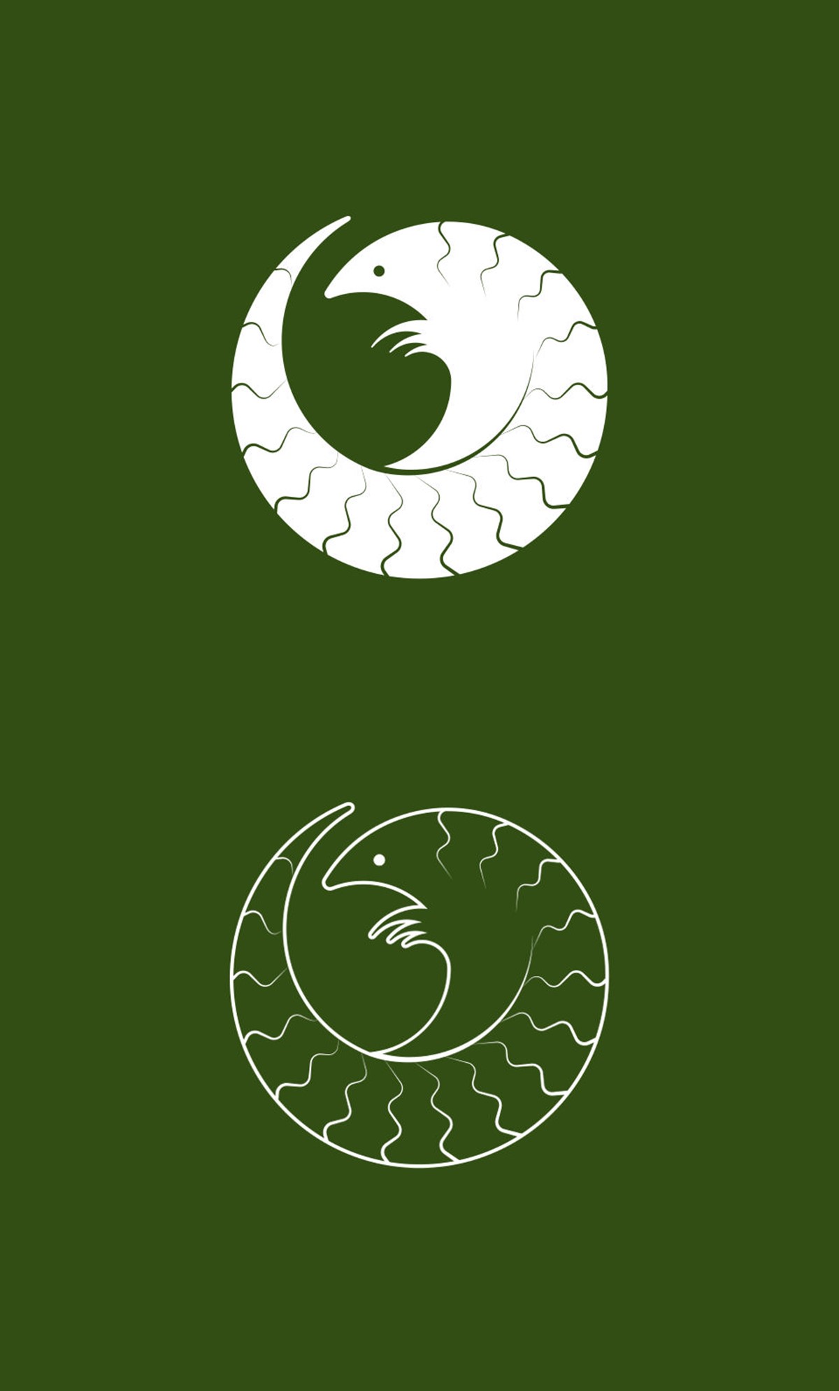 Pangolin Crisis Fund – Logo variations. Brand identity design by Superfried. 