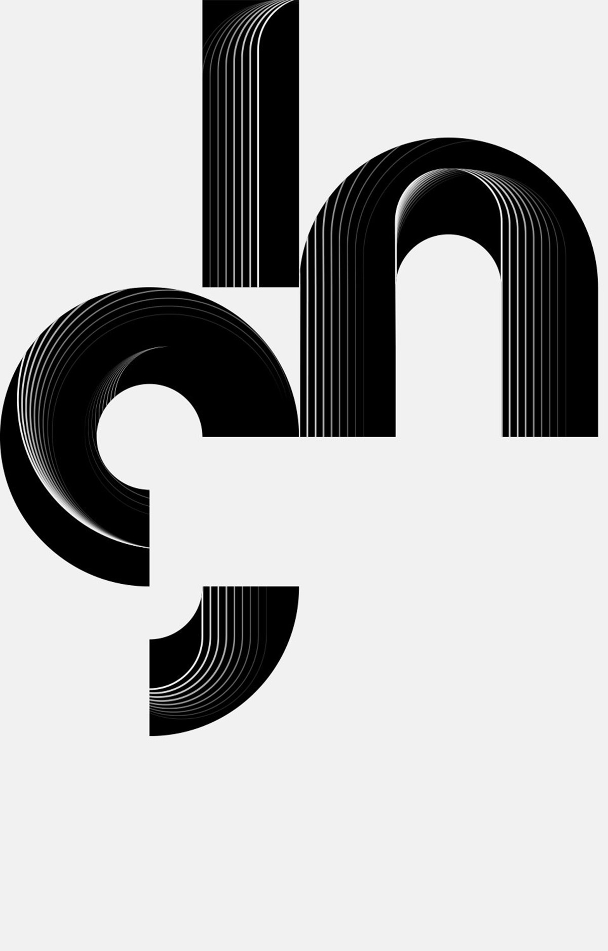 Fast Company Magazine. World Changing Design. Experimental letterforms close up. Design by Superfried.