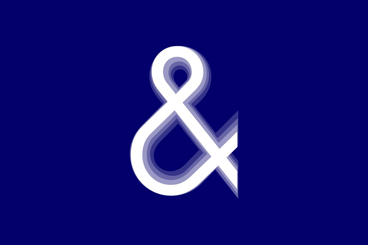 KAPITAL – Ampersand in 4 weights. Uppercase typeface designed by Superfried
