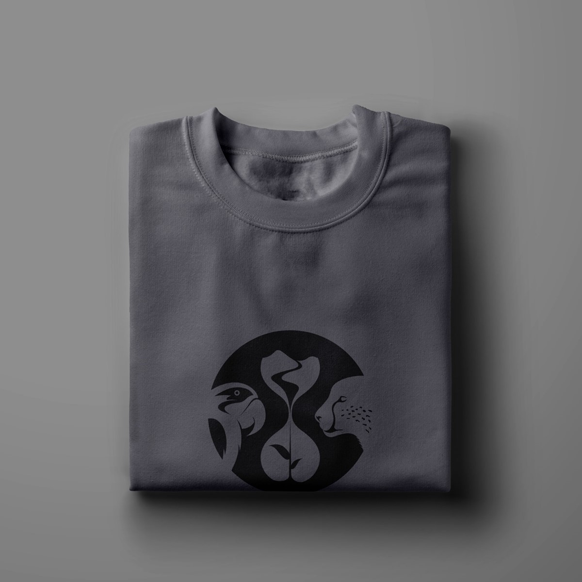 QRFN. Quick Response Fund for Nature – Logo t-shirt mock-up. Brand identity design by Superfried. 