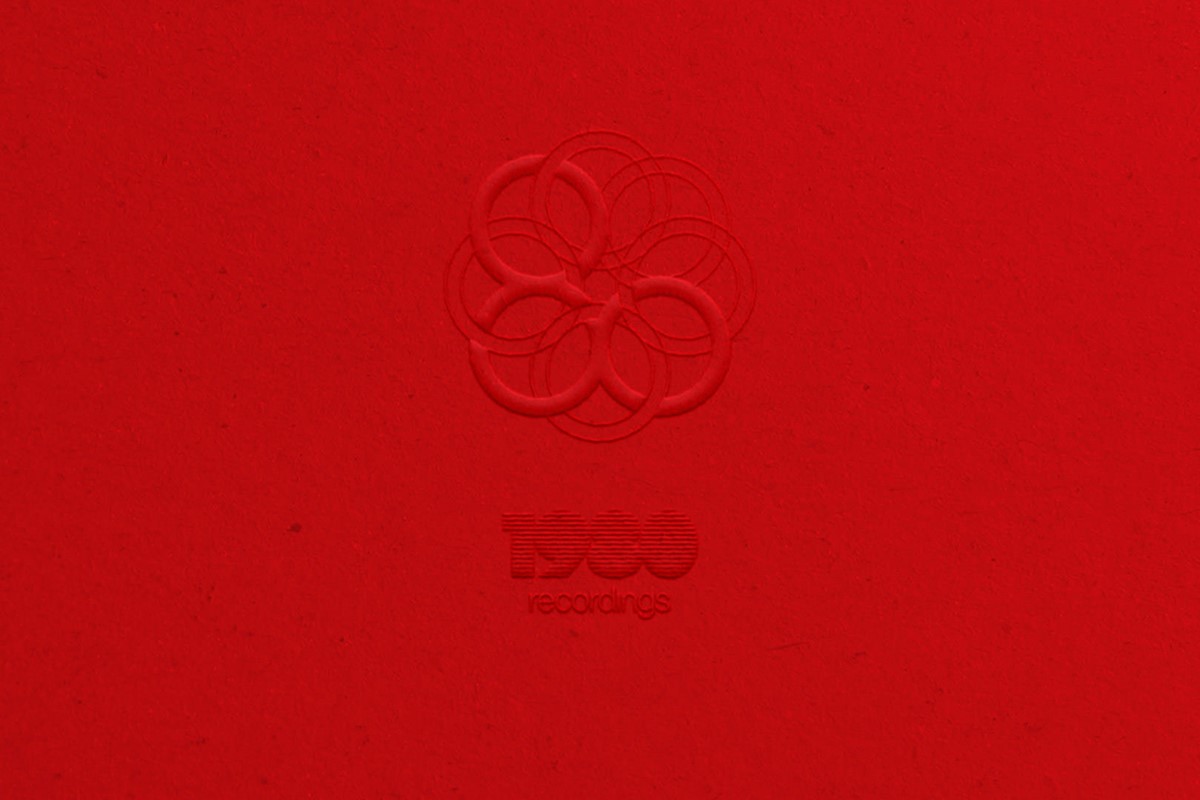 1980 Recordings. Logo lock-up paper emboss. Brand identity design by Superfried.
