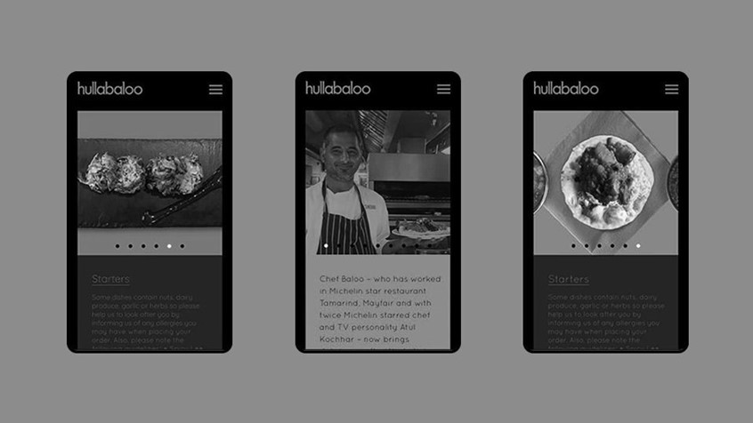 Hullabaloo. Website. Thumbnail. Design by Superfried. Developed by Cotton.