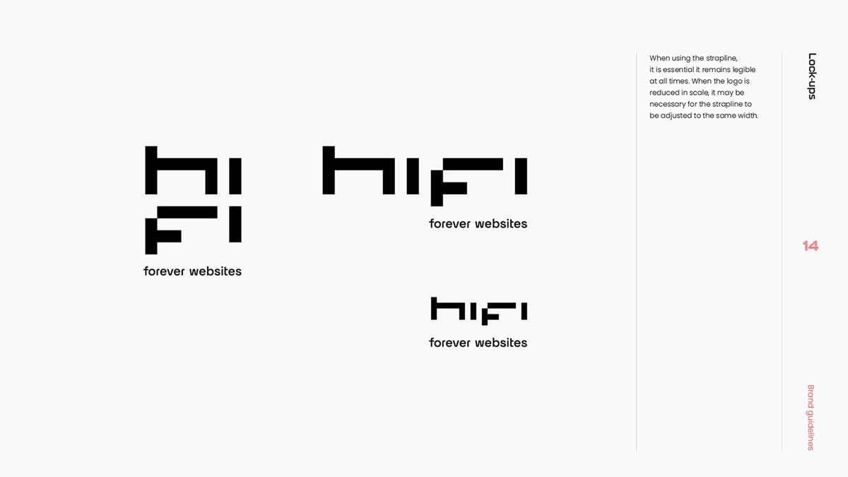 HiFi. Logo lock-ups. Branding by Superfried design studio. Manchester.
