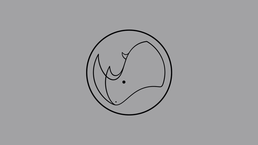 Rhino Recovery Fund. Brand identity logo. Designed by Superfried.