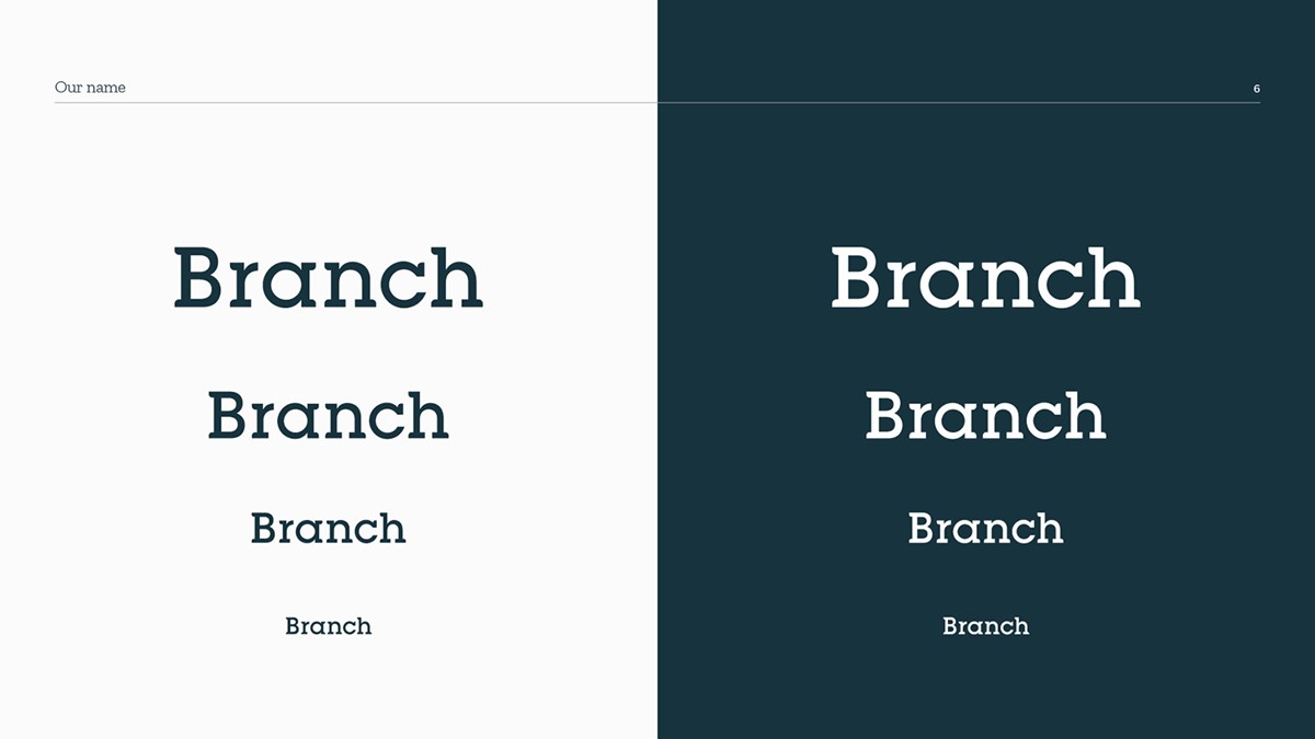 Branch Housing. Logotype. Brand identity design by Superfried.