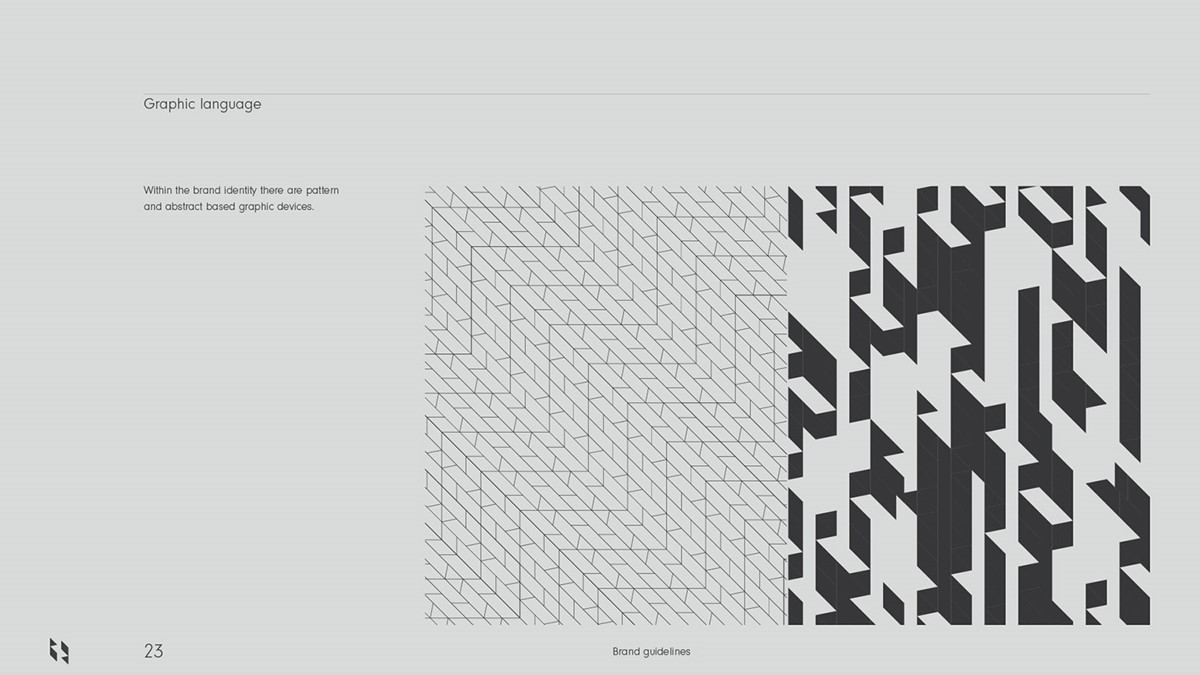 Northedge Architecture. Brand-led patterns by design studio Superfried. Manchester.