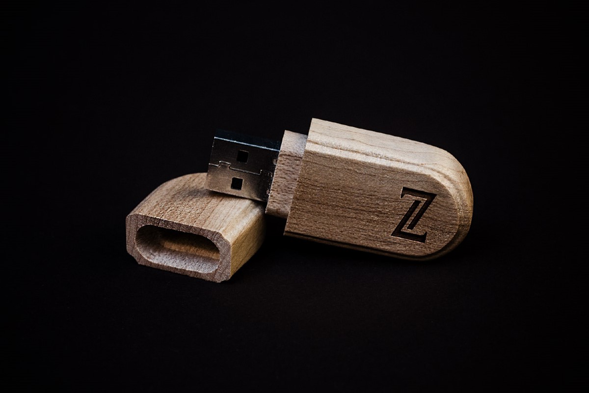 Zade Film Co. Branded USB mock-up by Superfried design studio, Manchester.
