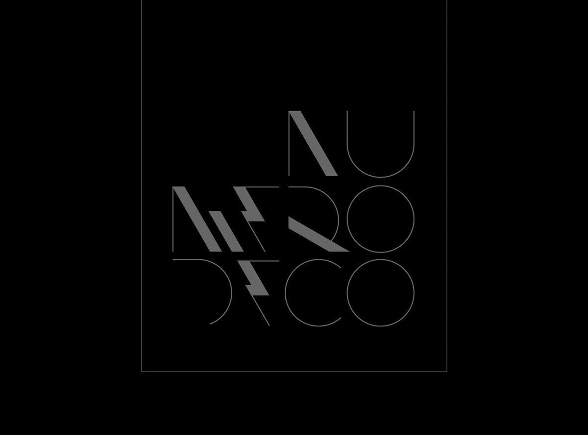 Numero Deco – logo. Numeral design experiment by Superfried.